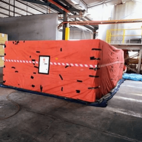 Container fumigation process for pest control
